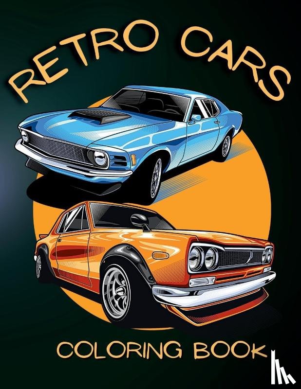 Jam Books - Retro Cars Coloring Book