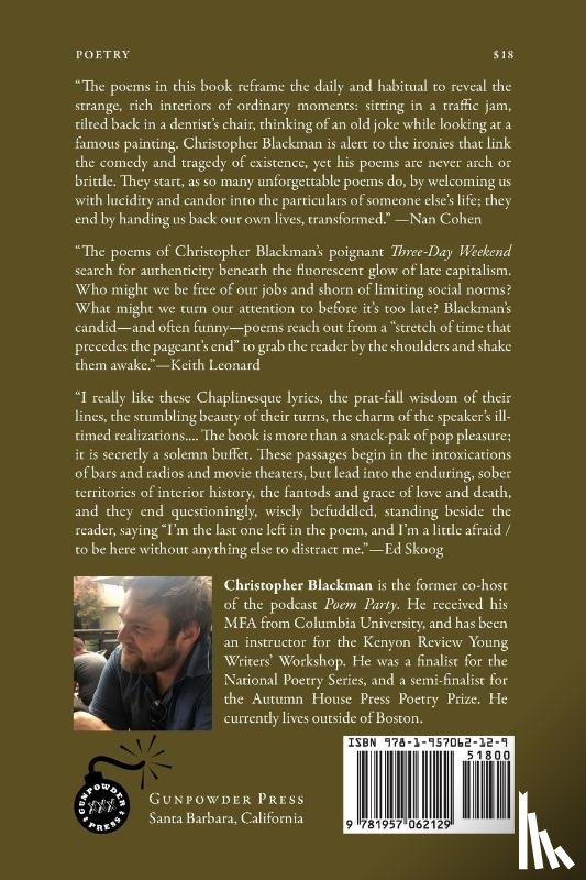 Blackman, Christopher - Three-Day Weekend