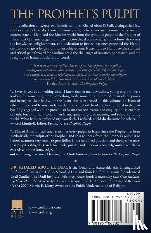 El Fadl, Khalou Abou - The Prophet's Pulpit