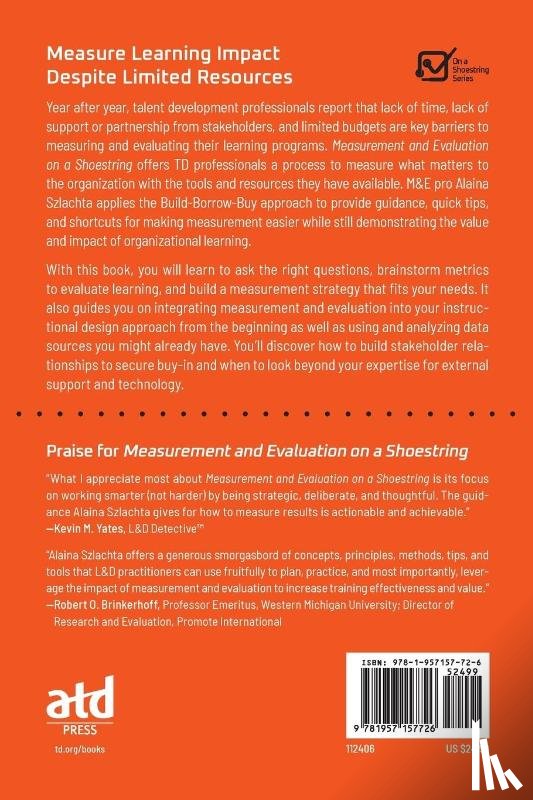 Szlachta, Alaina - Measurement and Evaluation on a Shoestring