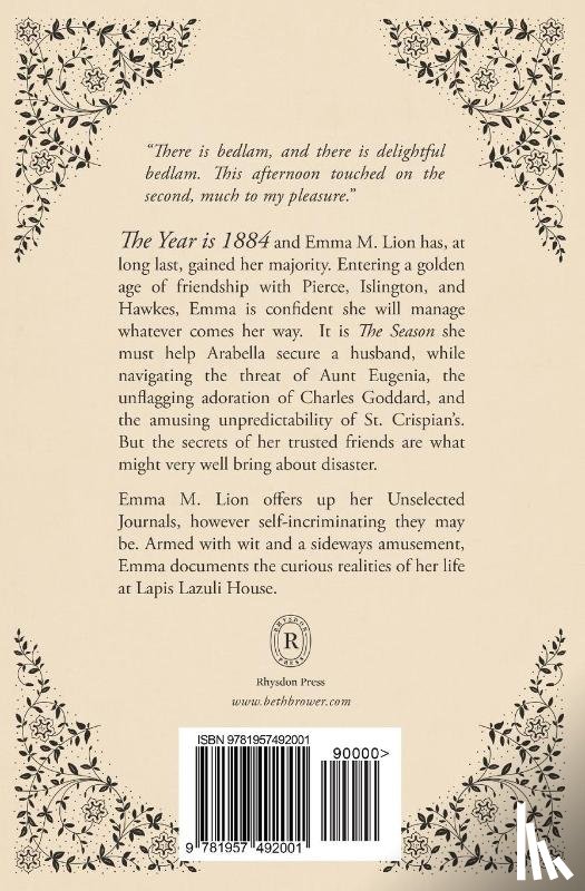 Brower, Beth - The Unselected Journals of Emma M. Lion
