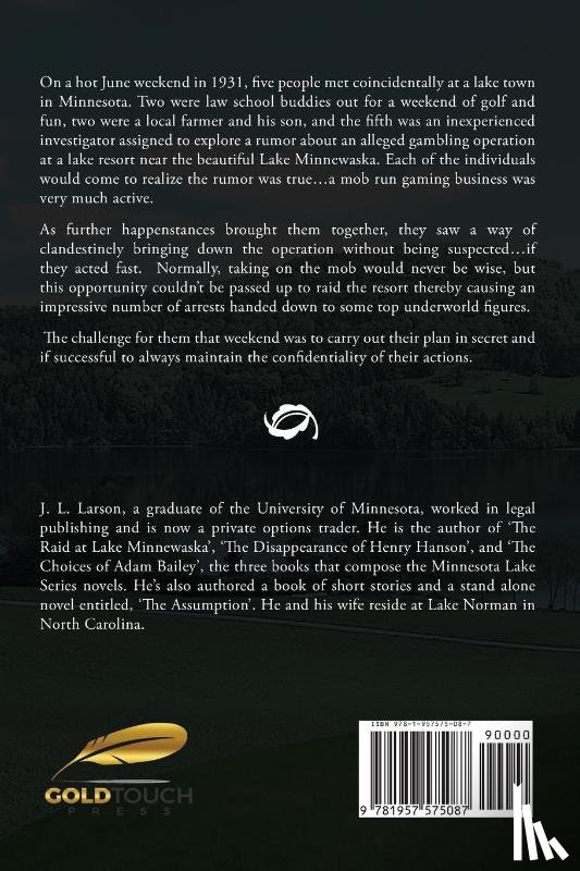 Larson, J L - The Raid at Lake Minnewaska