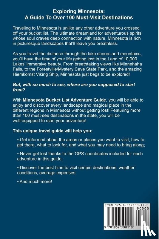 Campbell, Stephen - Minnesota Bucket List Adventure Guide