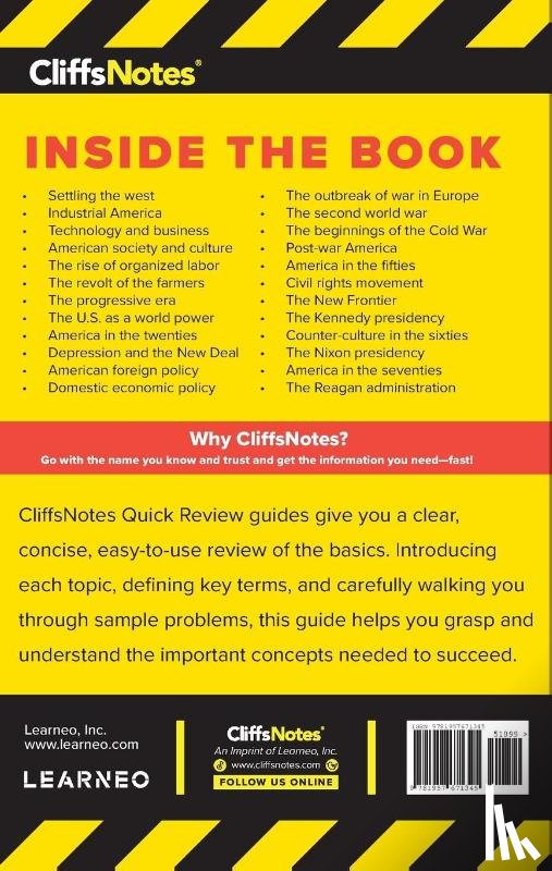 Soifer, Paul, Hoffman, Abraham - CliffsNotes United States History II