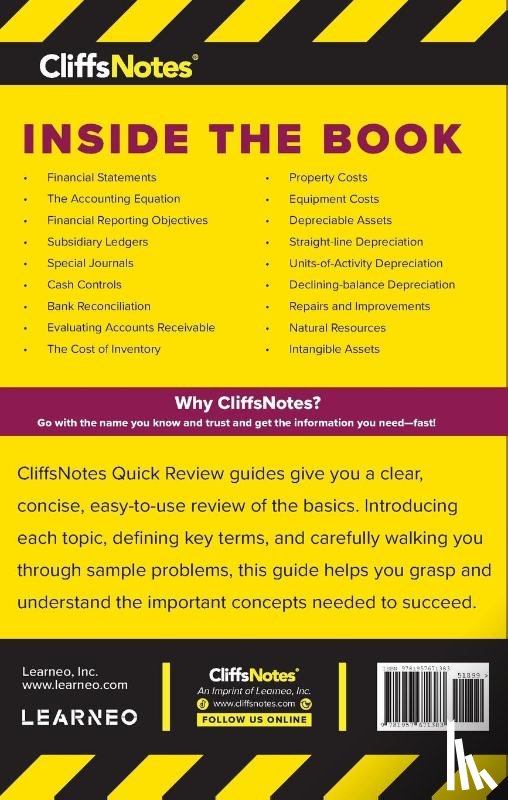Minbiole, Elizabeth A. - CliffsNotes Accounting Principles I