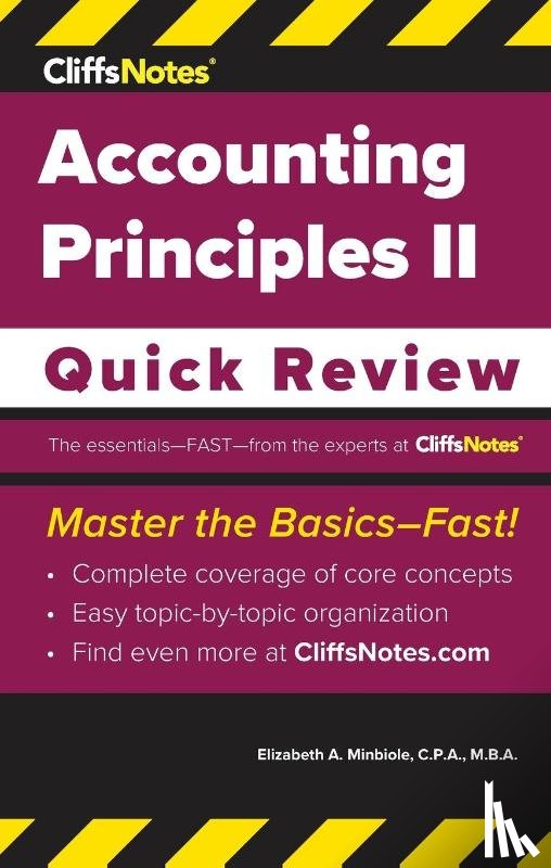 Minbiole, Elizabeth A. - CliffsNotes Accounting Principles II
