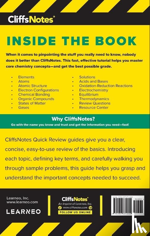 Ford, Robyn L., Nathan, Harold D., Henrickson, Charles - CliffsNotes Chemistry