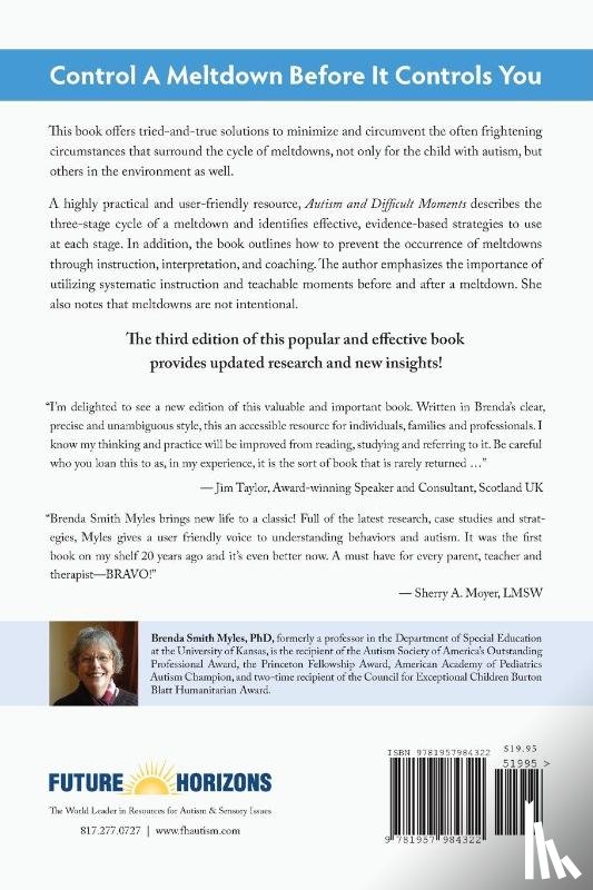 Myles, Brenda Smith - Autism and Difficult Moments