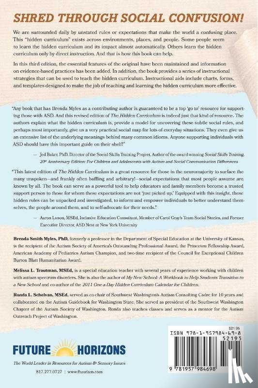 Myles, Brenda Smith, Trautman, Melissa L., Schelvan, Ronda L. - The Hidden Curriculum