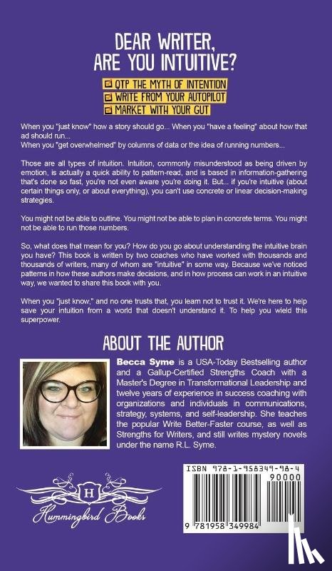 Syme, Becca, Bischoff, Susan - Dear Writer, Are You Intuitive?