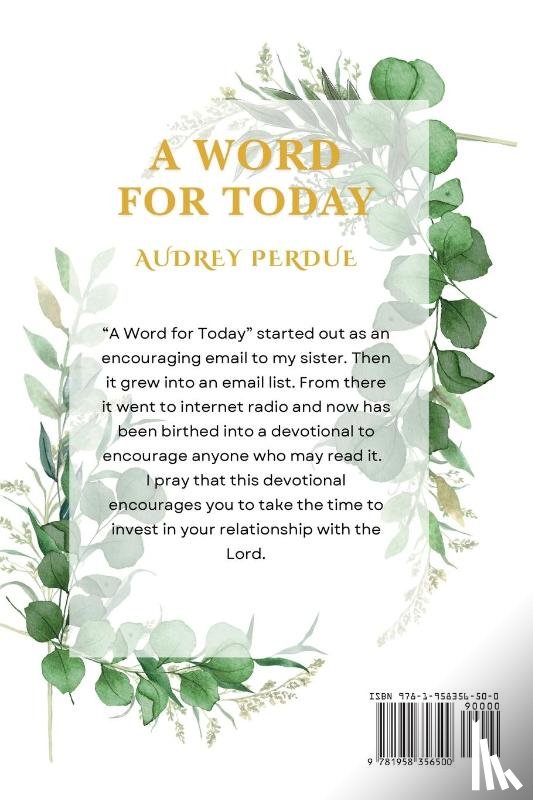 Perdue, Audrey - A Word For Today
