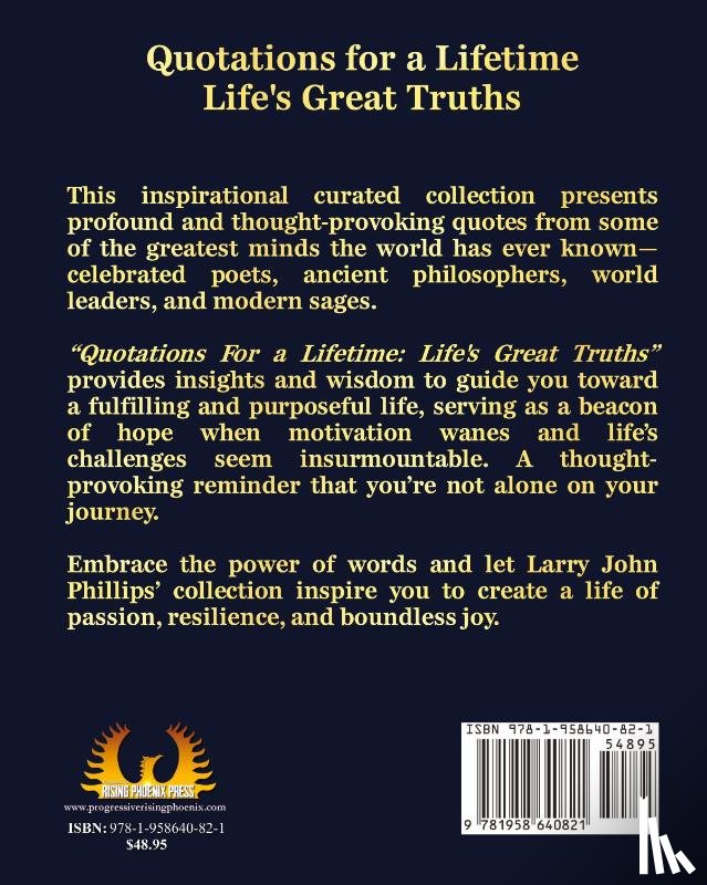 Phillips, Larry John - Quotations For a Lifetime