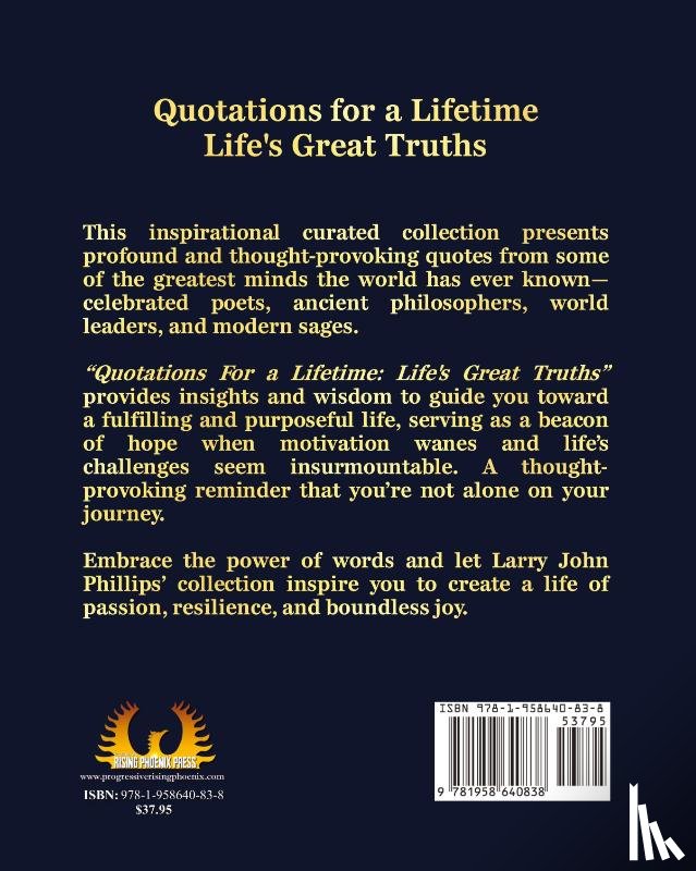 Phillips, Larry John - Quotations For a Lifetime