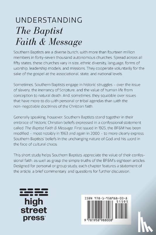 Phillips, Rob - Understanding the Baptist Faith & Message