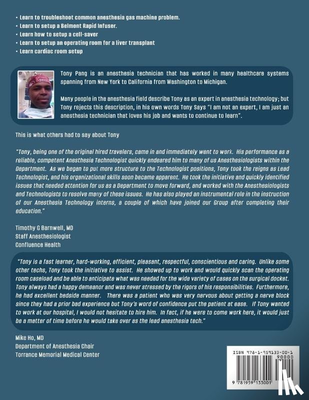 Pang, Tony - Anesthesia Technician Survival Guide 3RD Edition