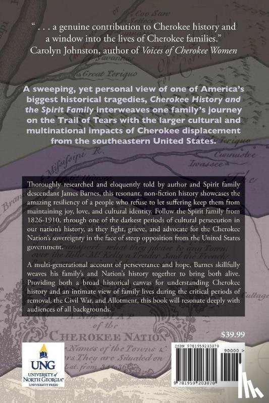 Barnes, James Neil - Cherokee History and the Spirit Family