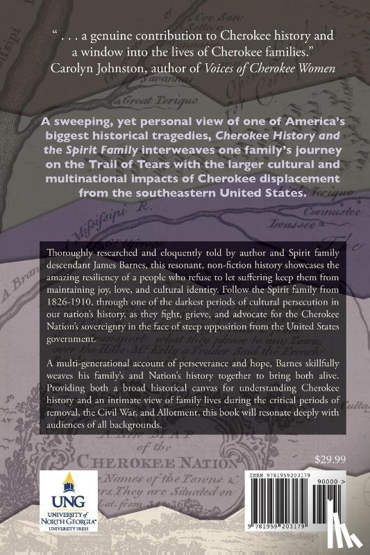 Barnes, James Neil - Cherokee History and the Spirit Family