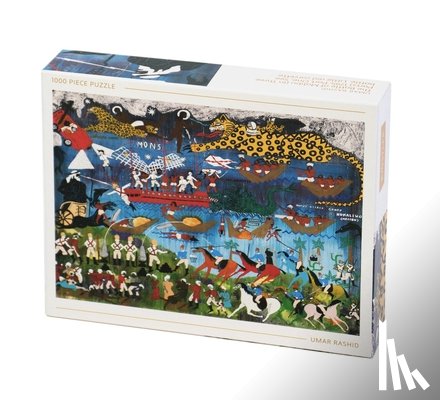 Rashid, Umar - Battle of Malibu (in Three Parts) 1795: Part One, See Battle. Little Red Corvette.: Umar Rashid 1,000 Piece Puzzle