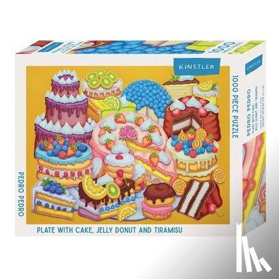 Pedro, Pedro - Plate with Cake, Jelly Donut and Tiramisu: 1000 Piece Puzzle