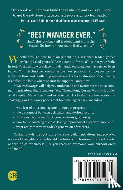 Walsh, Corina - Modern Manager