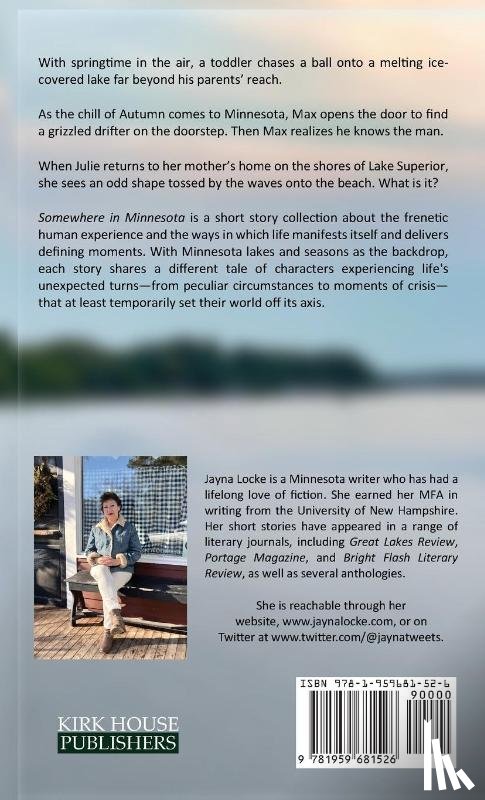 Locke, Jayna - Somewhere in Minnesota; Short Stories