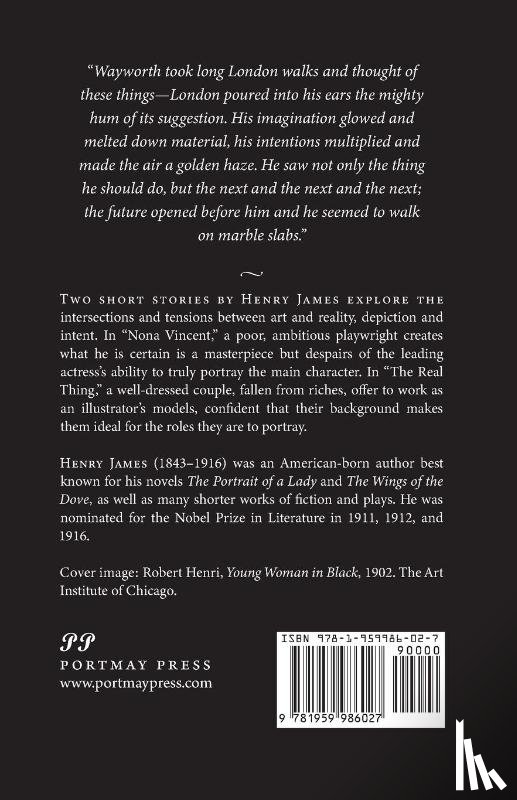 James, Henry - Nona Vincent and The Real Thing