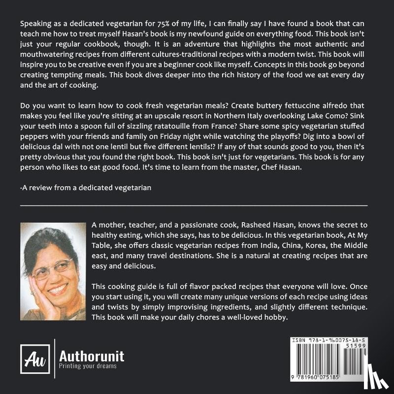 Hasan, Rasheeda - At My Vegetarian Table