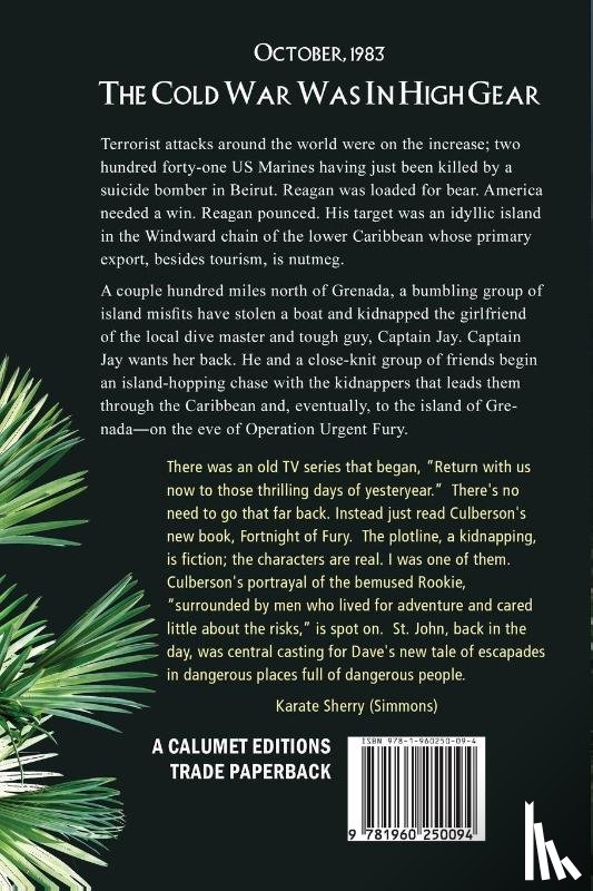 Culberson, David - A Fortnight of Fury