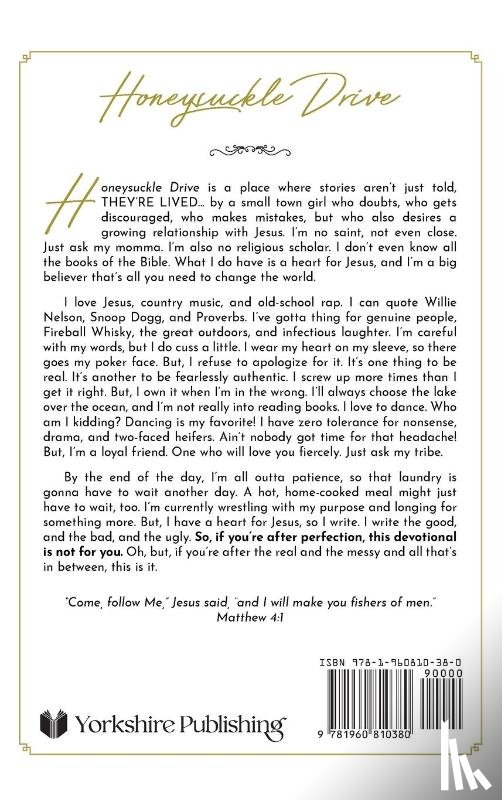 Bowdoin, Amy - Honeysuckle Drive