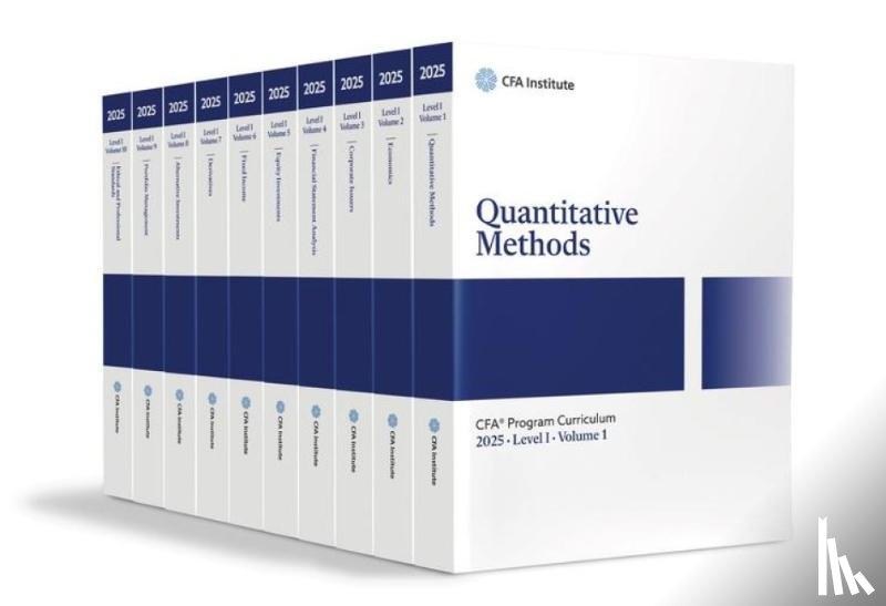 CFA Institute - 2025 CFA Program Curriculum Level I Box Set