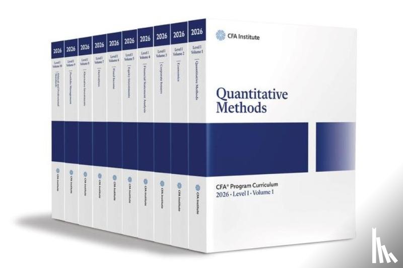 CFA Institute - 2026 CFA Program Curriculum Level I Box Set