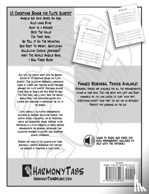 Bratz, Jeff - 10 Christmas Songs for Flute Quartet