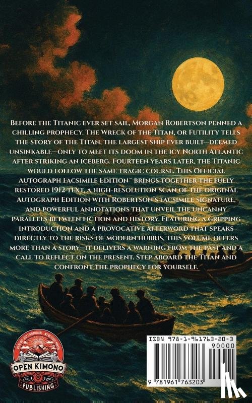 Robertson, Morgan - The Wreck of the Titan, or Futility