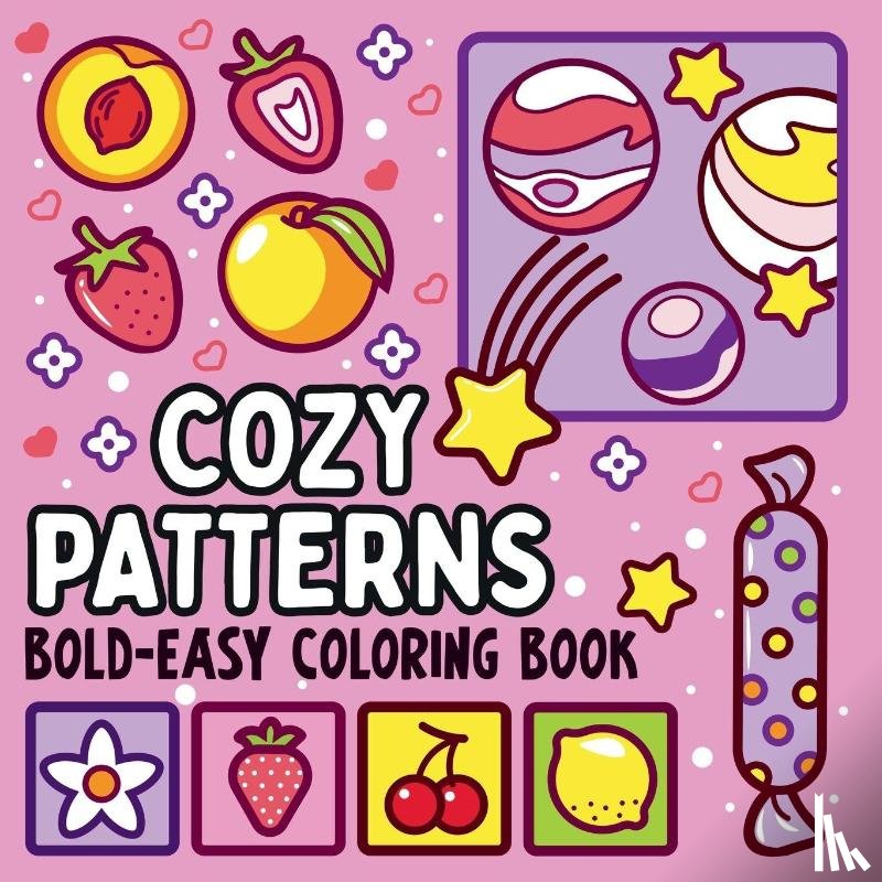 Goleman, Noah - Bold and Easy Cozy Patterns Coloring Book