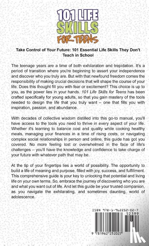 Panelli, Liz - 101 Life Skills for Teens-Ultimate Adulting Handbook