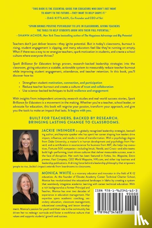 Insinger, Jackie, White, Monica - Spark Brilliance for Educators
