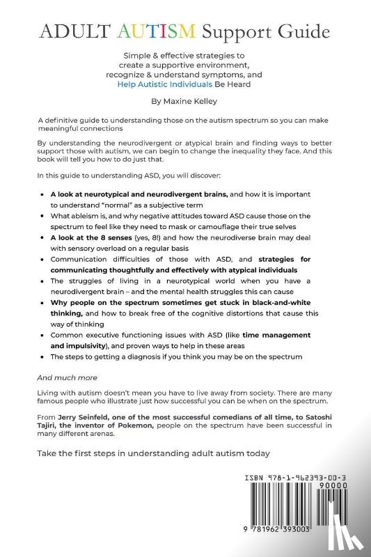Kelley, Maxine - Adult Autism Support Guide