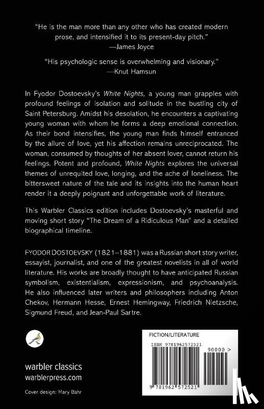 Dostoevsky, Fyodor - White Nights (Warbler Classics Annotated Edition)