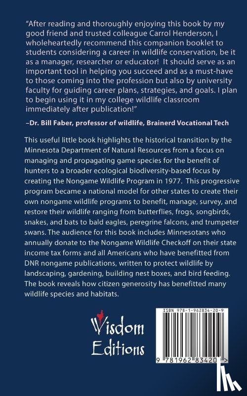 Henderson, Carrol L. - Workbook for a Career in Wildlife Management and Natural Resource Conservation