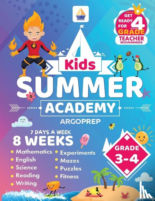 Argoprep - Kids Summer Academy by ArgoPrep - Grades 3-4