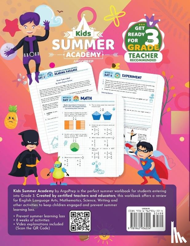 Argoprep - Kids Summer Academy by ArgoPrep - Grades 2-3