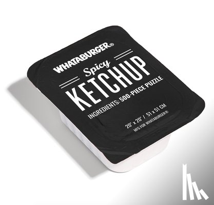 Blue Star Press - Whataburger Spicy Ketchup Puzzle: 500-Piece Puzzle in a Large Collectible Whataburger Dipping Sauce Container
