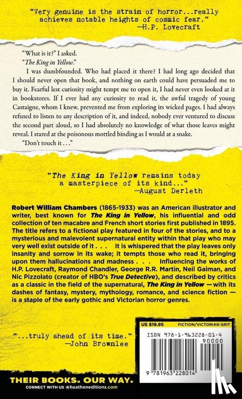 Chambers, Robert W. - The King in Yellow (Heathen Edition)