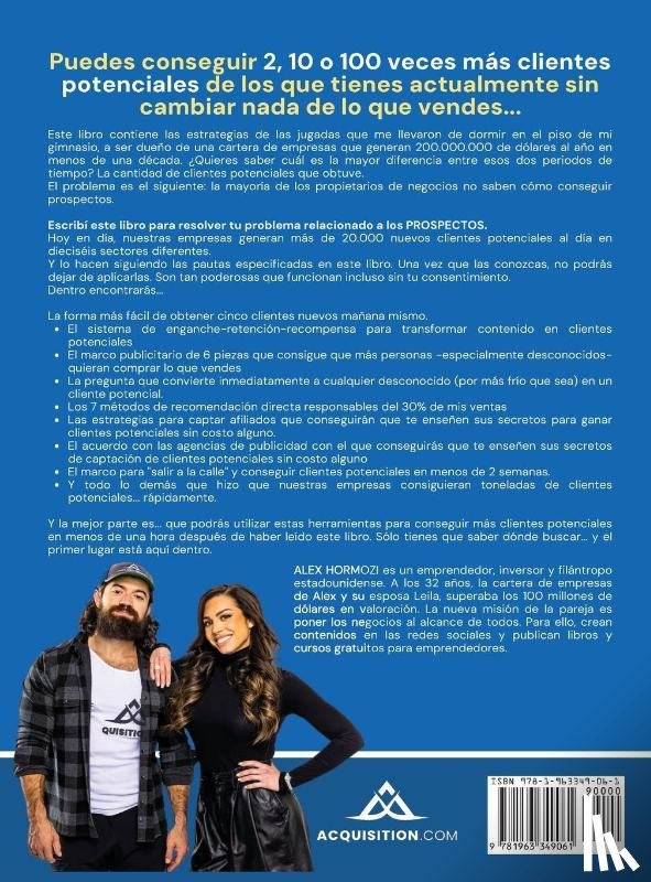 Hormozi, Alex - Prospectos de $100M