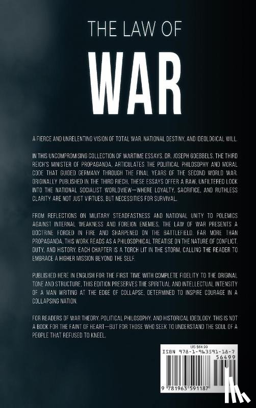 Goebbels, Joseph - Law of War