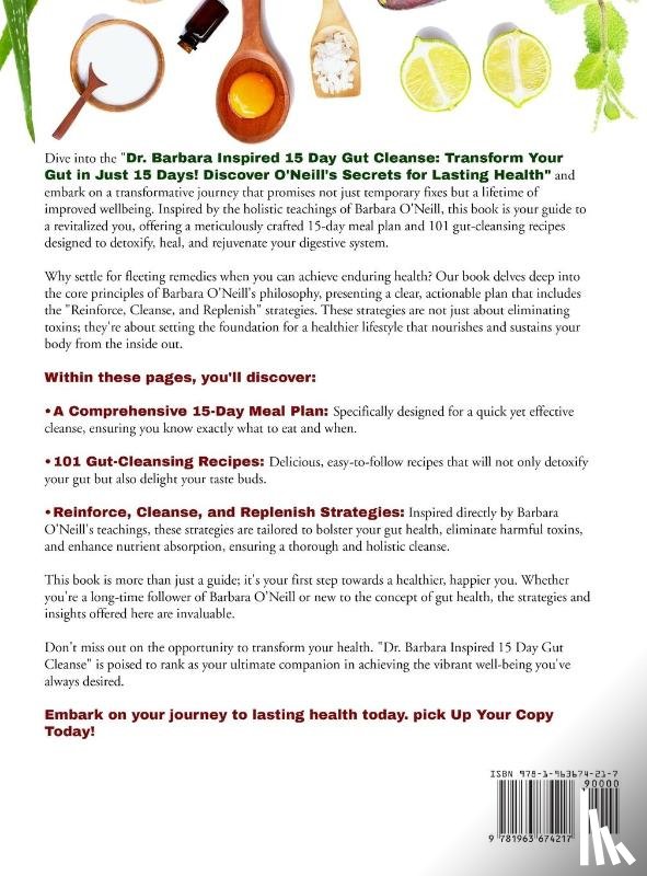Winfrey, Blessing, Barbara Oneill, 15 Day Gut Support with - Dr Barbara Inspired 15 Day Gut Cleanse