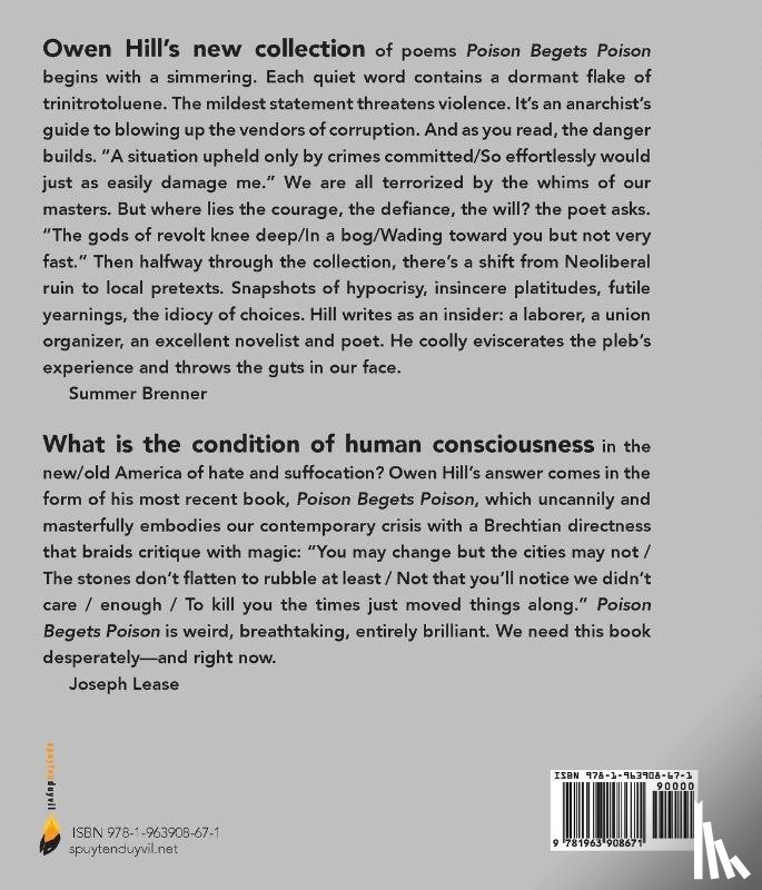 Hill, Owen - Poison Begets Poison