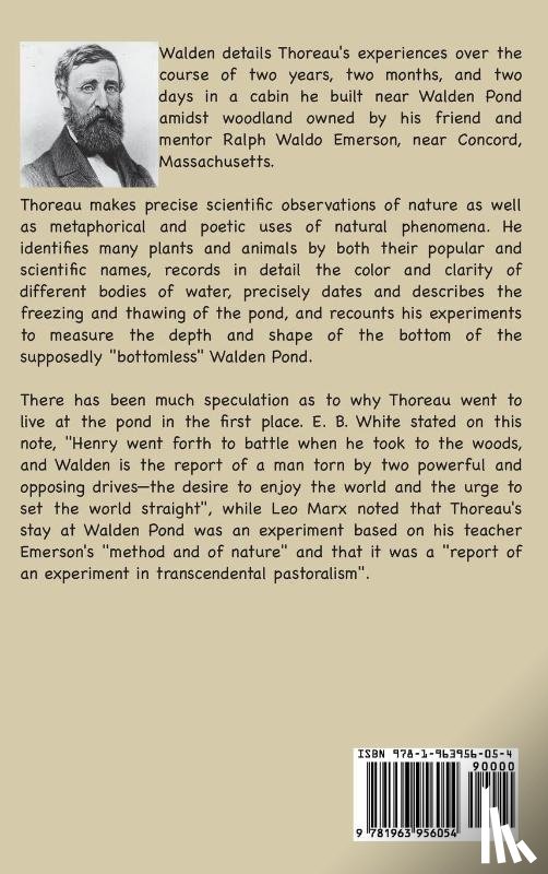 Thoreau, Henry David - WALDEN