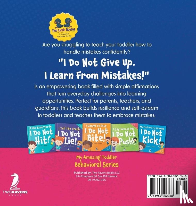 Christian, Suzanna T., Ravens, Two Little - I Do Not Give Up. I Learn From Mistakes!