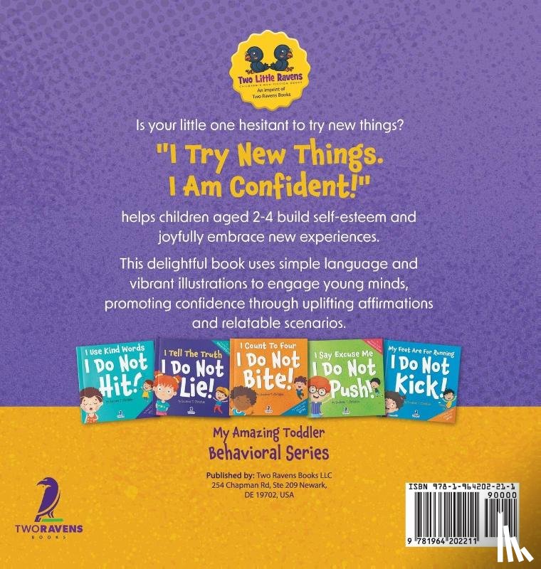 Christian, Suzanne T., Ravens, Two Little - I Try New Things. I Am Confident!